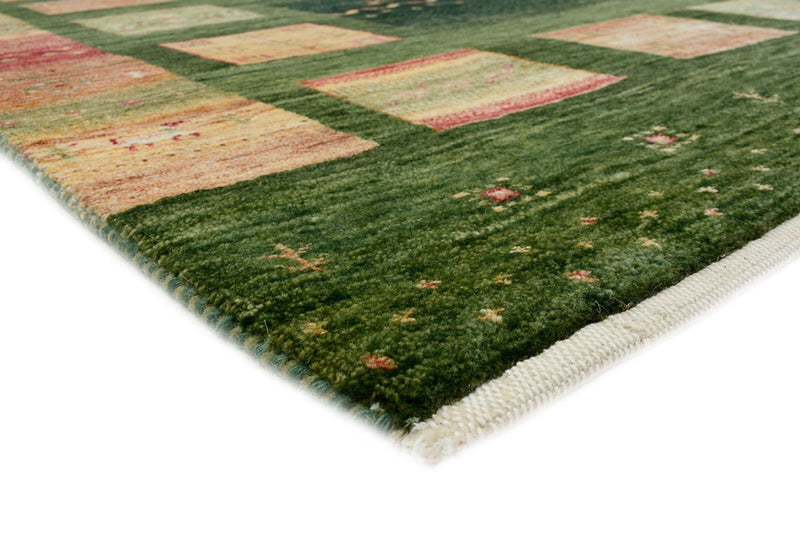 Gabbeh Teppich - Loribaft Indus - 178 x 245 cm - grün