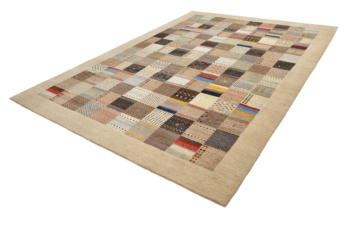 Gabbeh Teppich - Loribaft Indus - 248 x 348 cm - dunkelbeige