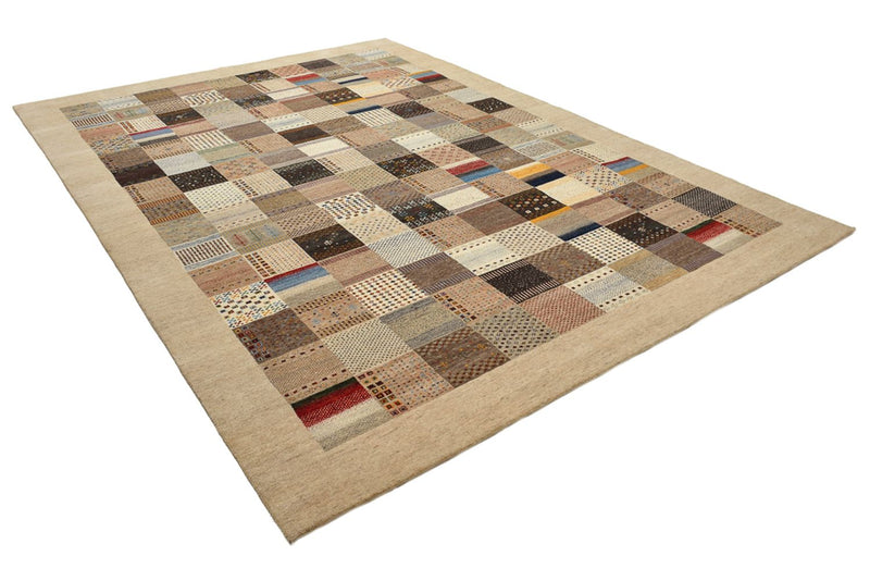 Gabbeh Teppich - Loribaft Indus - 248 x 348 cm - dunkelbeige
