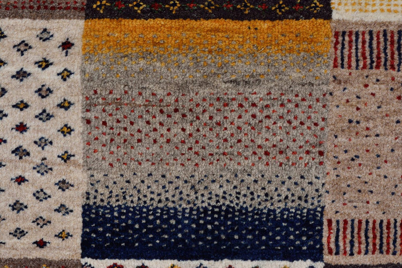Gabbeh Teppich - Loribaft Indus - 248 x 348 cm - dunkelbeige