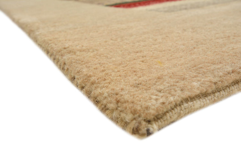 Gabbeh Teppich - Loribaft Indus - 200 x 308 cm - dunkelbeige