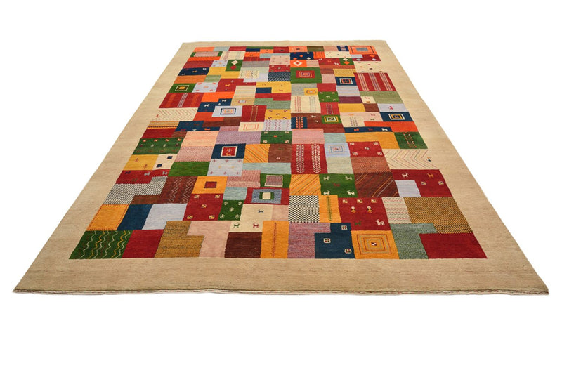 Gabbeh Teppich - Loribaft Indus - 246 x 347 cm - mehrfarbig