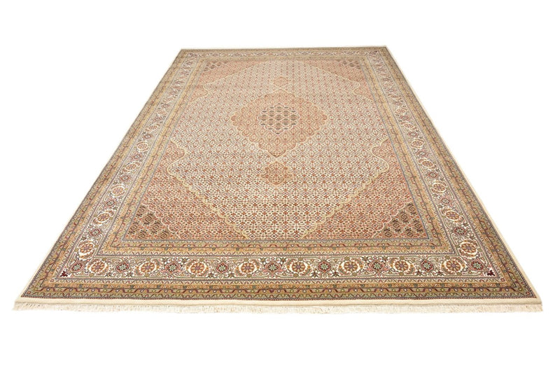 Indo Täbriz Teppich 250x352cm - Orientteppich - dunkelbeige