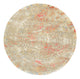 Designer Teppich rund  - 202 x 204 cm - sand