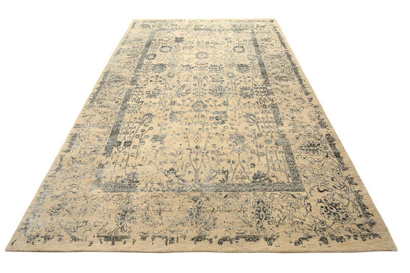 Designer Teppich - 199 x 301 cm - dunkelbeige