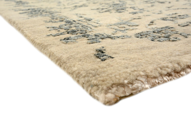 Designer Teppich - 201 x 302 cm - dunkelbeige