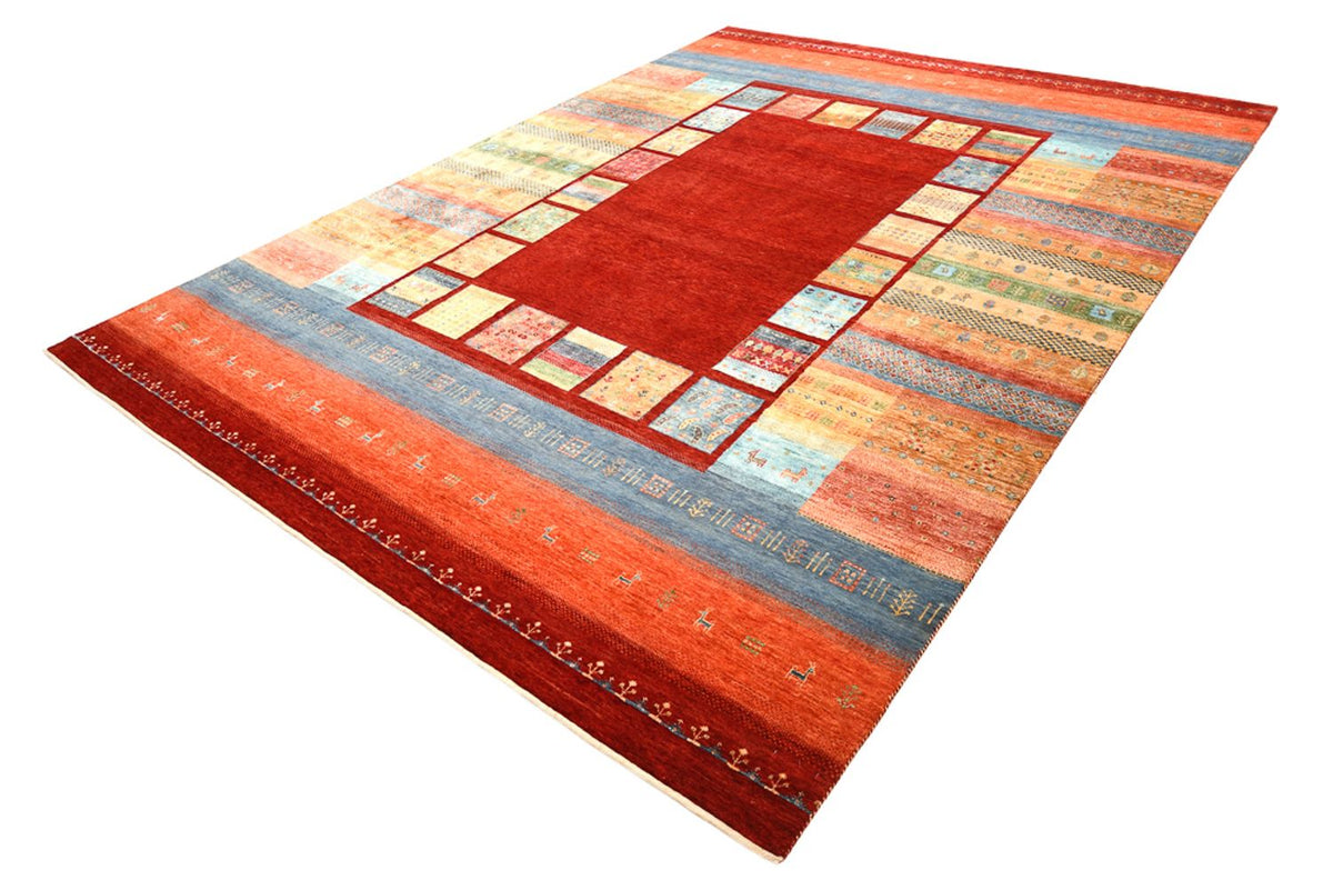 Gabbeh Teppich - Loribaft Indus - 250 x 336 cm - rot