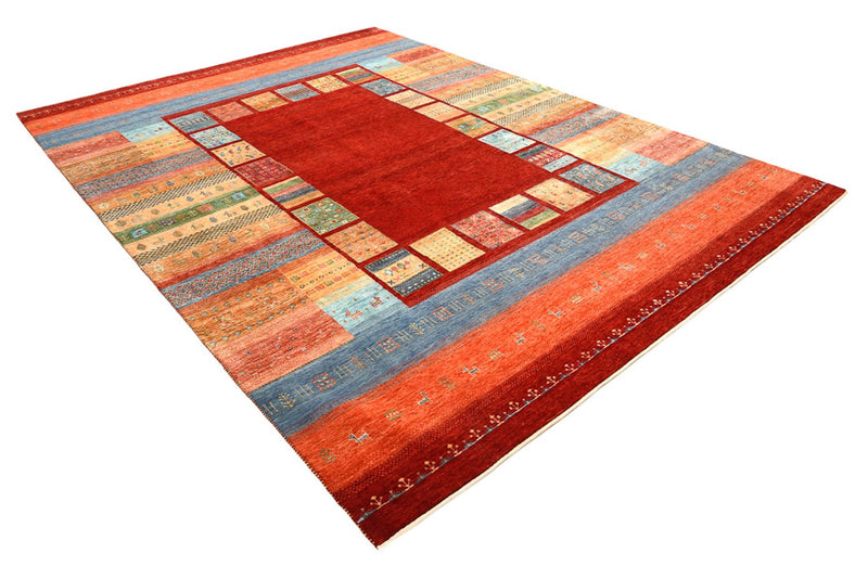 Gabbeh Teppich - Loribaft Indus - 250 x 336 cm - rot