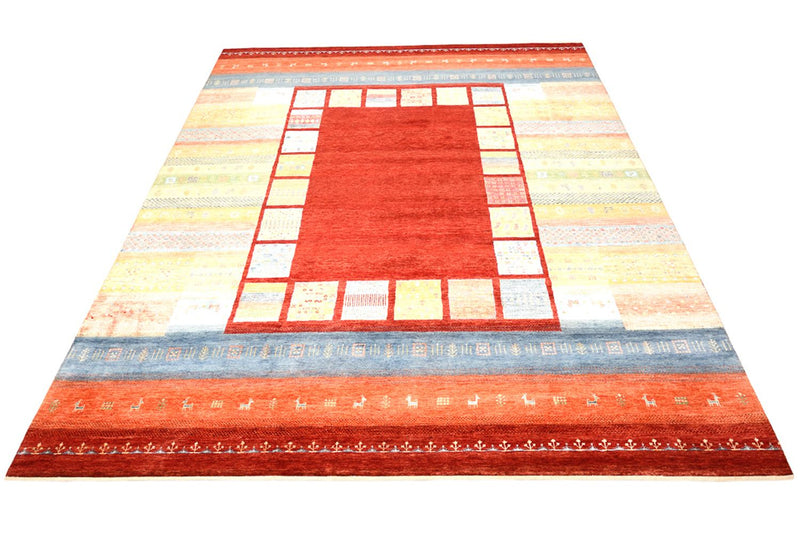 Gabbeh Teppich - Loribaft Indus - 250 x 336 cm - rot