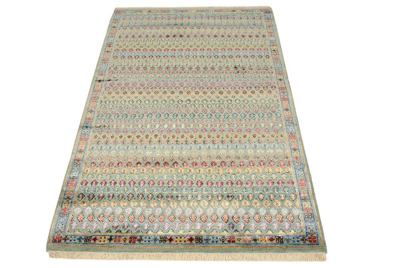 Designer Teppich - 95 x 153 cm - hellblau