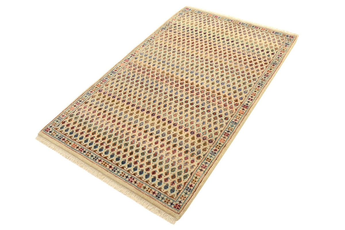 Designer Teppich - 96 x 153 cm - hellbeige