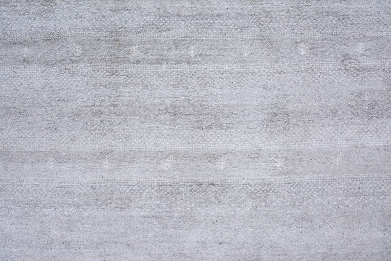 Indo Loribaft Teppich 190x300cm - Wollteppich - hellgrau