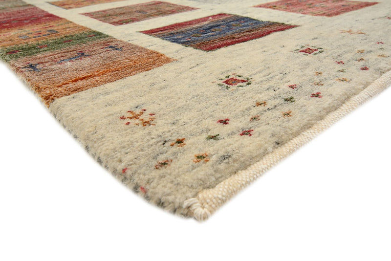 Gabbeh Teppich - Loribaft Indus - 158 x 207 cm - dunkelbeige