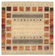 Gabbeh Teppich - Loribaft Indus quadratisch  - 204 x 206 cm - dunkelbeige