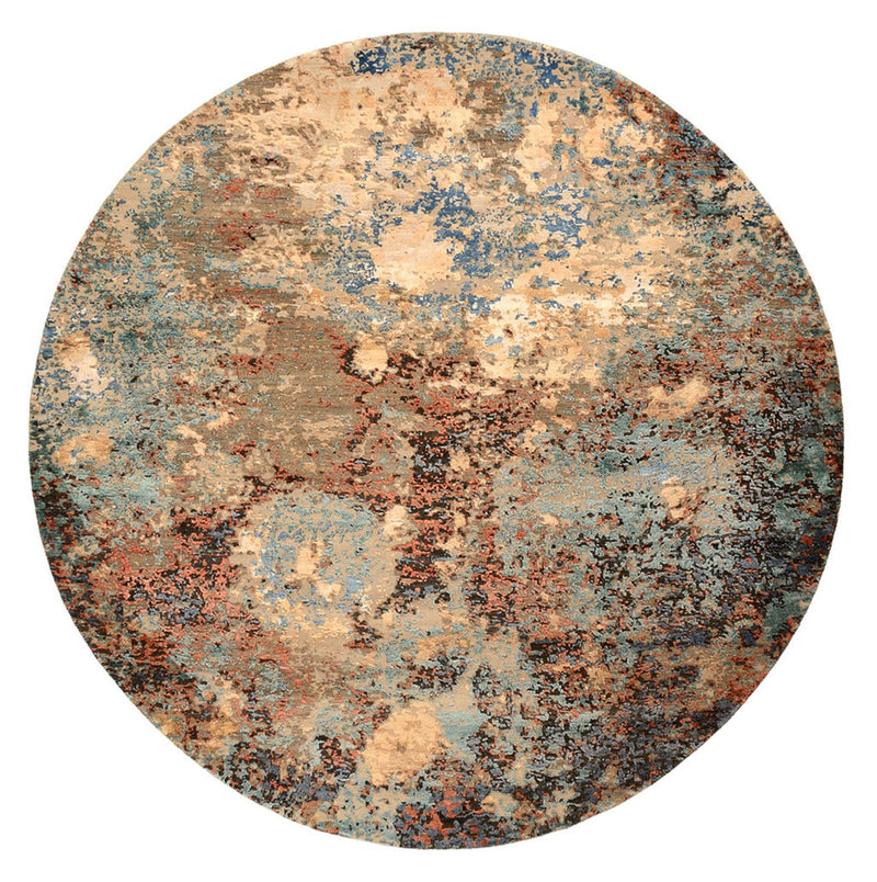 Designer Teppich - 239 x 241 cm - mehrfarbig
