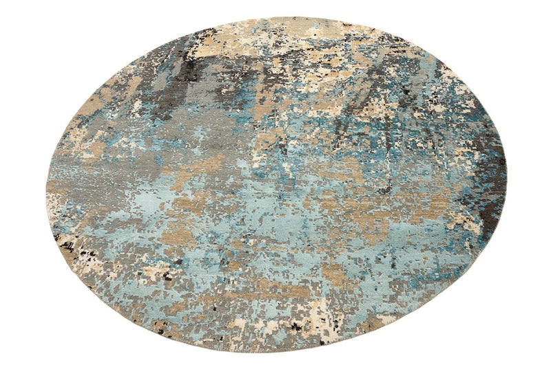 Designer Teppich 176x179cm - mehrfarbig