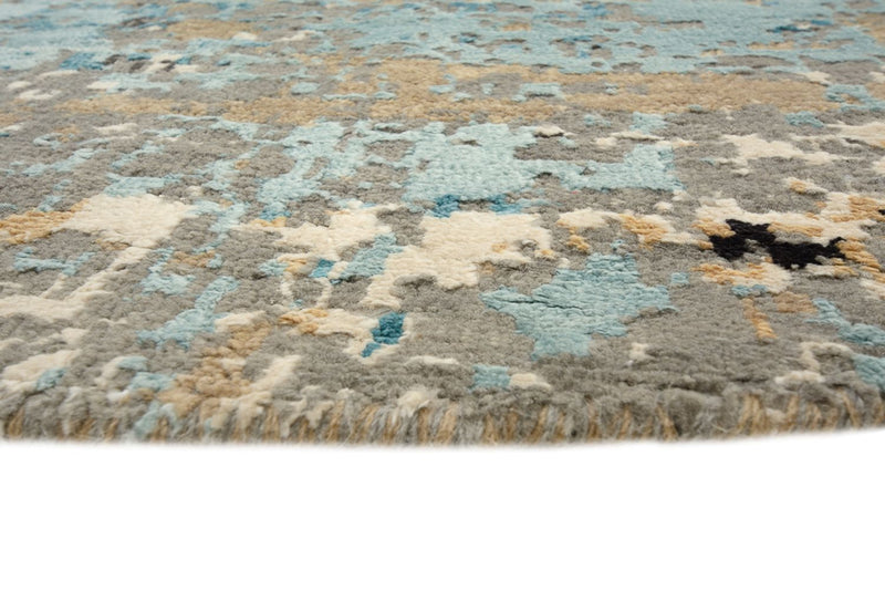 Designer Teppich 176x179cm - mehrfarbig