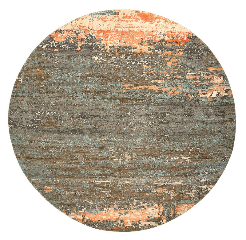 Designer Teppich - 240 x 242 cm - mehrfarbig