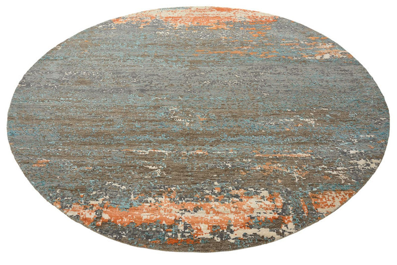 Designer Teppich - 240 x 242 cm - mehrfarbig