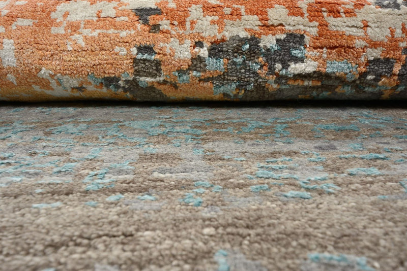 Designer Teppich - 240 x 242 cm - mehrfarbig