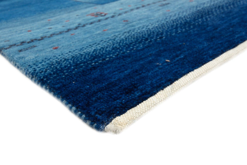 Gabbeh Teppich - Loribaft Indus - 177 x 232 cm - seeblau
