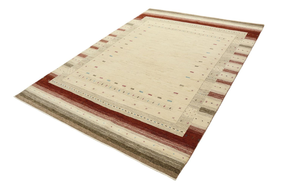Gabbeh Teppich - Loribaft Indus - 171 x 243 cm - hellbeige