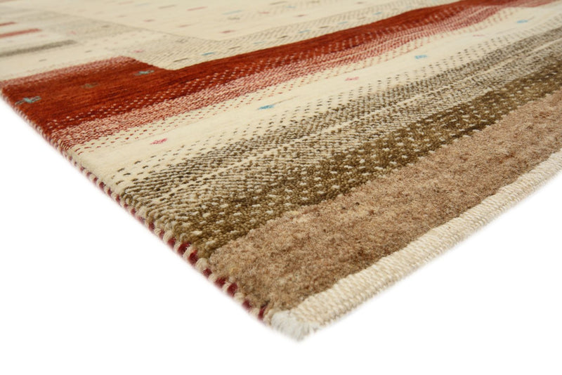 Gabbeh Teppich - Loribaft Indus - 171 x 243 cm - hellbeige
