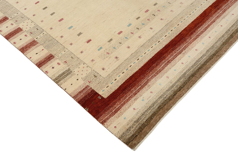 Gabbeh Teppich - Loribaft Indus - 152 x 205 cm - hellbeige