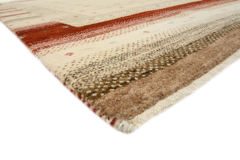 Gabbeh Teppich - Loribaft Indus - 152 x 205 cm - hellbeige
