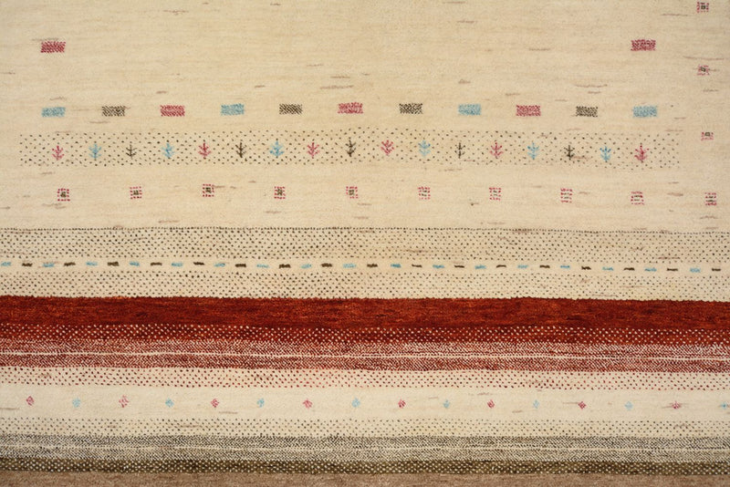 Gabbeh Teppich - Loribaft Indus - 152 x 205 cm - hellbeige