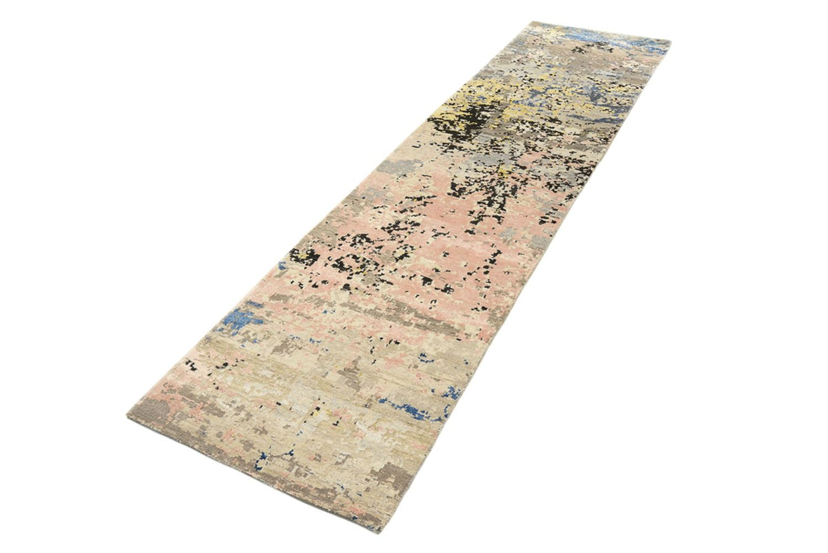 Designer Teppich 76x307cm - mehrfarbig