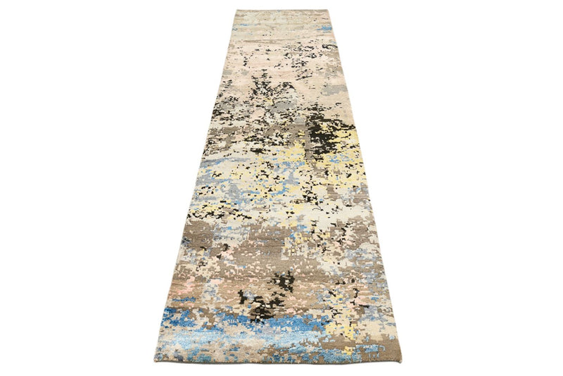 Designer Teppich 76x307cm - mehrfarbig