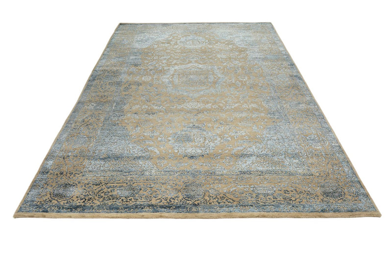 Designer Teppich - 202 x 301 cm - dunkelbeige