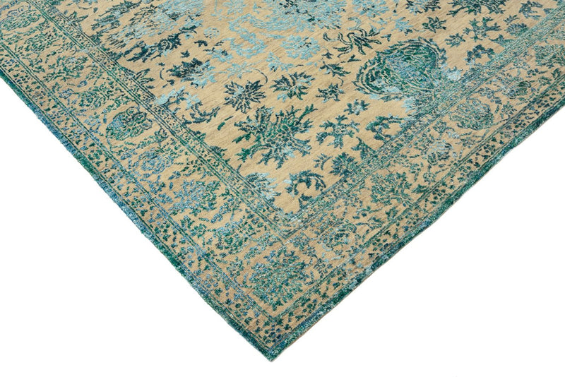 Designer Teppich - 155 x 201 cm - hellbeige