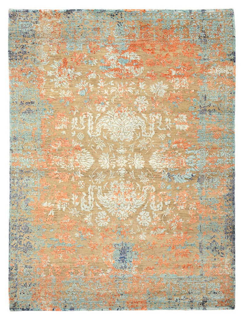 Designer Teppich - 149 x 195 cm - mehrfarbig