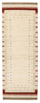 Läufer Gabbeh - Loribaft Indus - 84 x 243 cm - hellbeige