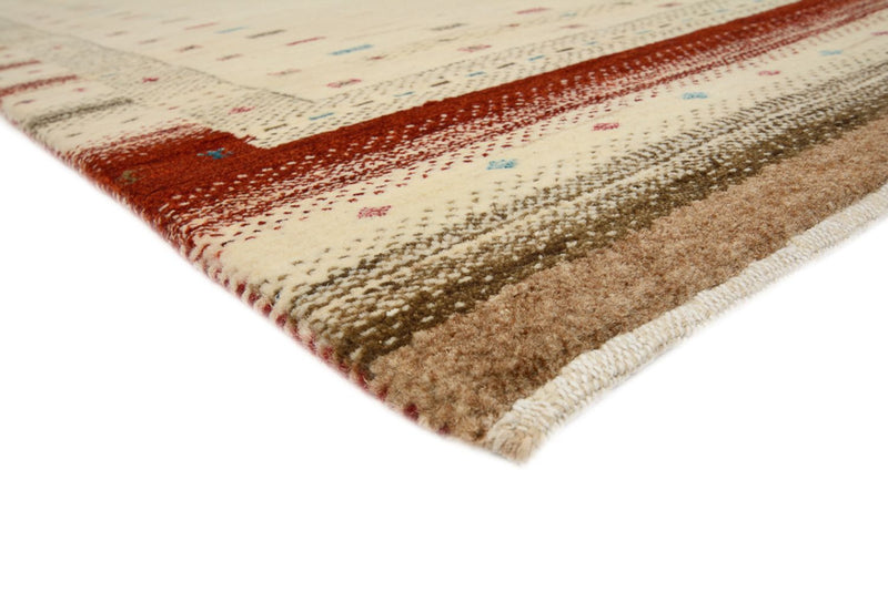 Läufer Gabbeh - Loribaft Indus - 84 x 243 cm - hellbeige