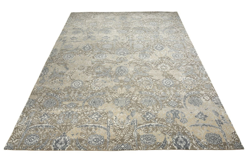 Designer Teppich - 253 x 353 cm - dunkelbeige