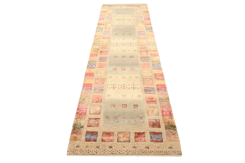 Läufer Gabbeh - Loribaft Indus - 83 x 296 cm - mehrfarbig