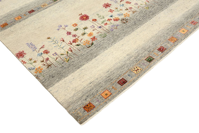 Gabbeh Teppich - Loribaft Indus - 173 x 244 cm - hellbeige