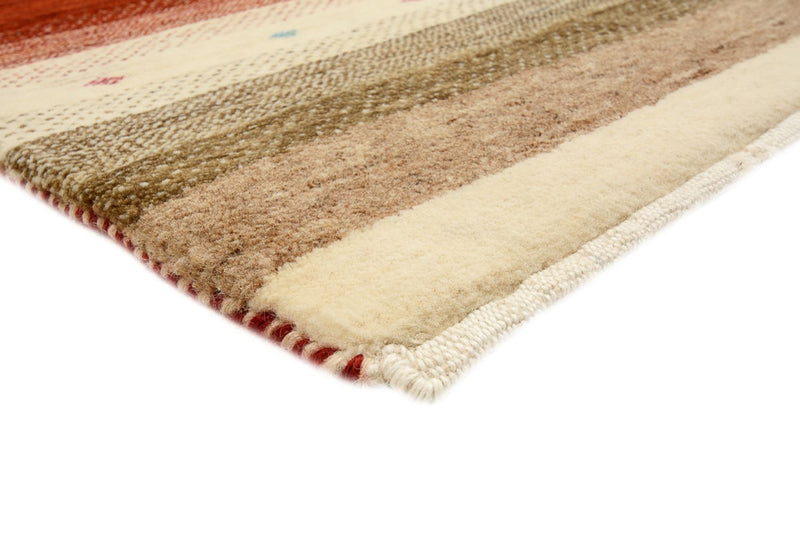 Gabbeh Teppich - Loribaft Indus - 203 x 296 cm - hellbeige