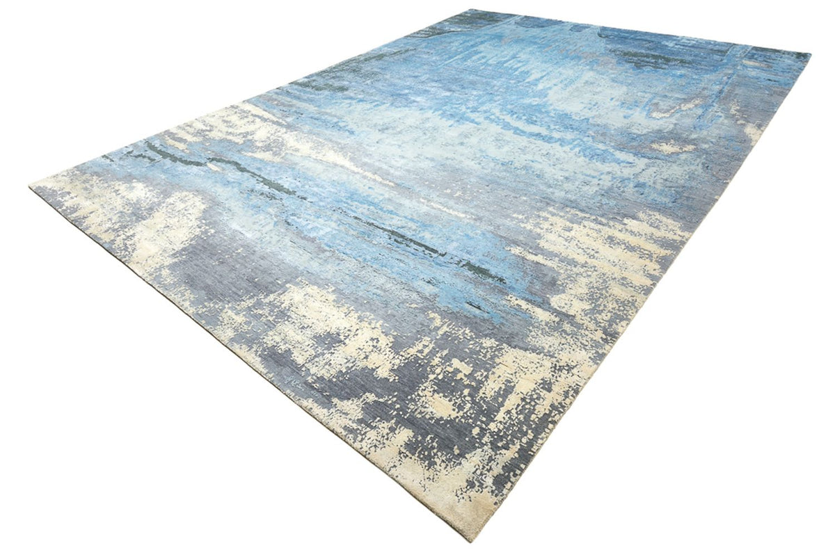 Designer Teppich - 306 x 430 cm - dunkelblau