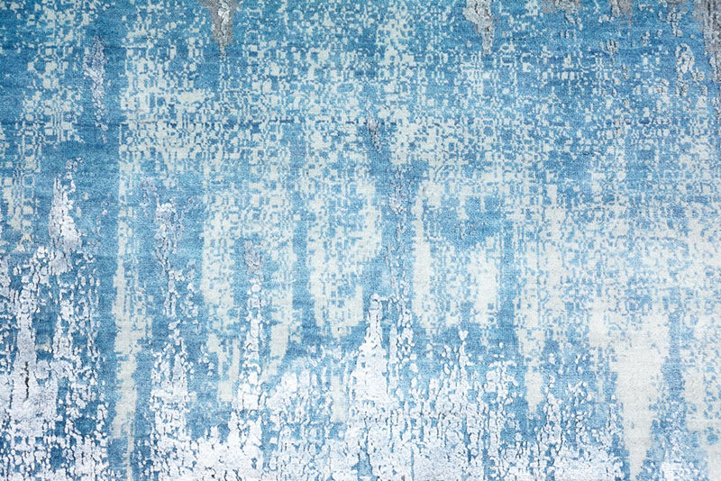 Designer Teppich - 306 x 430 cm - dunkelblau