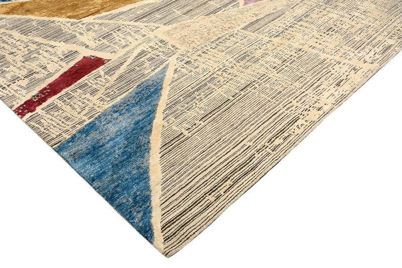 Designer Teppich - 246 x 303 cm - mehrfarbig