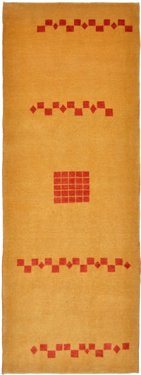 Loribaft Teppich Perser 87x241cm - Orientteppich - senfgelb – product image