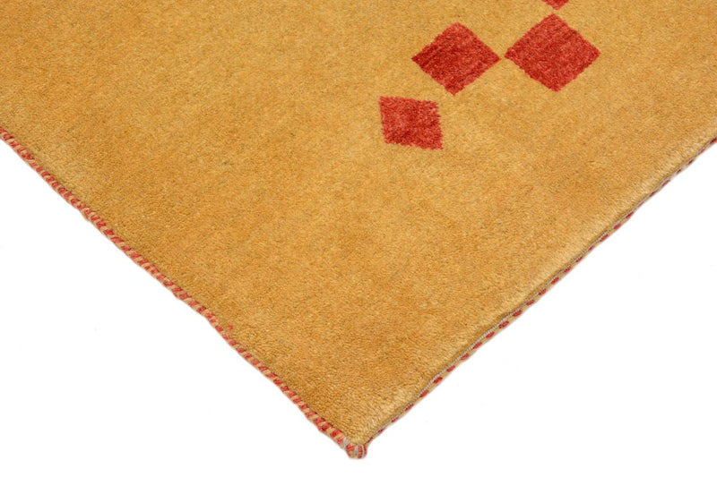 Loribaft Teppich Perser 87x241cm - Orientteppich - senfgelb