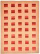 Loribaft Teppich Perser 151x211cm - Orientteppich - rot
