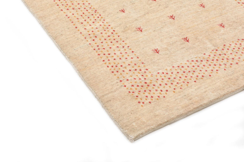 Gabbeh Teppich - Loribaft Perser 84 x 197 cm - natur