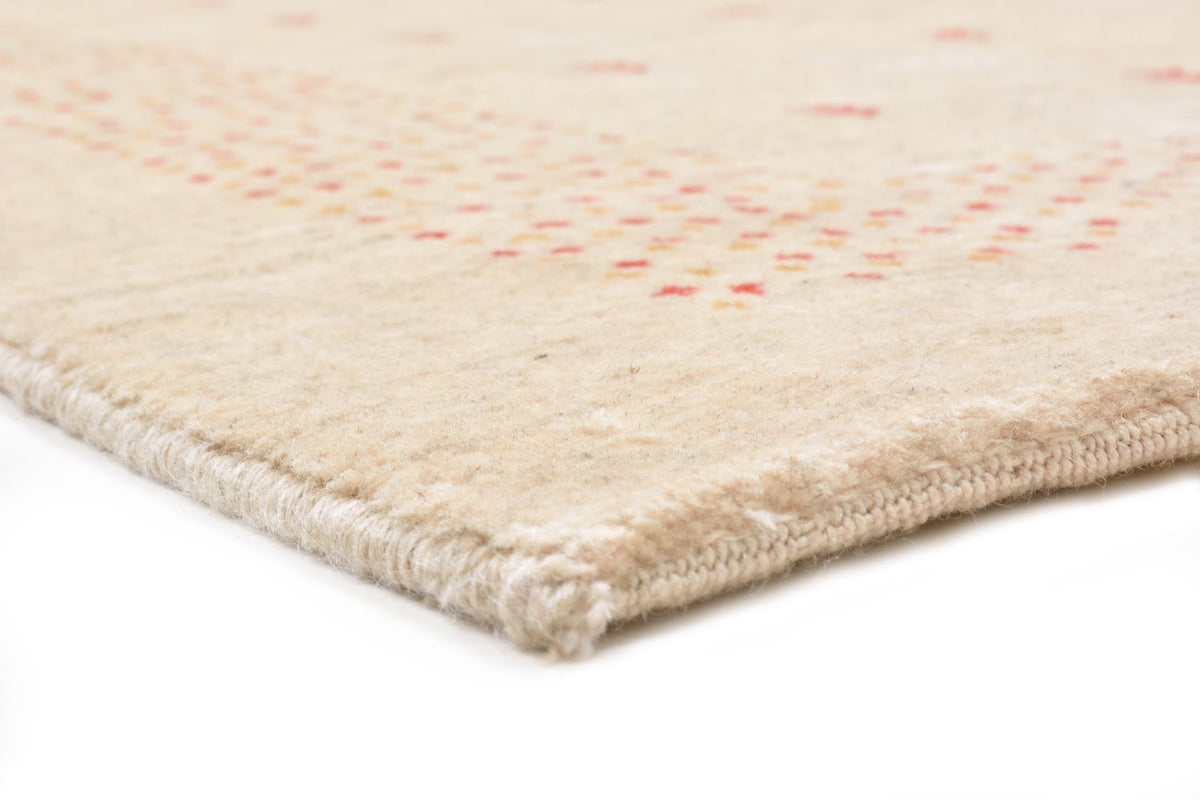 Gabbeh Teppich - Loribaft Perser 84 x 197 cm - natur