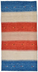 Gabbeh Teppich - Loribaft Perser 101 x 198 cm - mehrfarbig